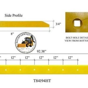CUCHILLA PLANA ANCHA REFORZADA CASE- JHON DEERE 510-310G 8H5/8